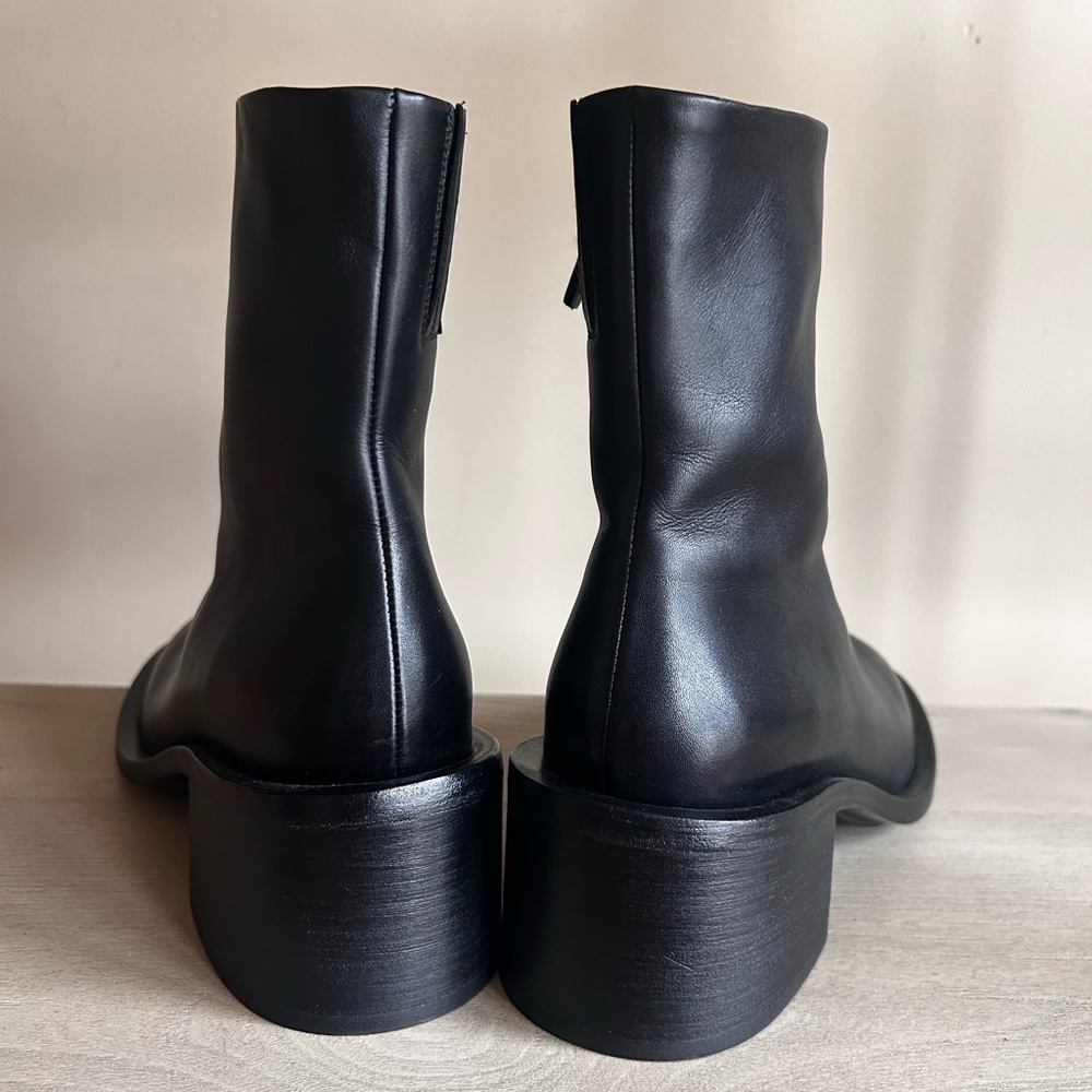 Marsell Allucino Leather Ankle Boots - Picture 6 of 7